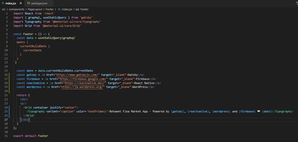 Changed the footer design フッターを少し変更しました