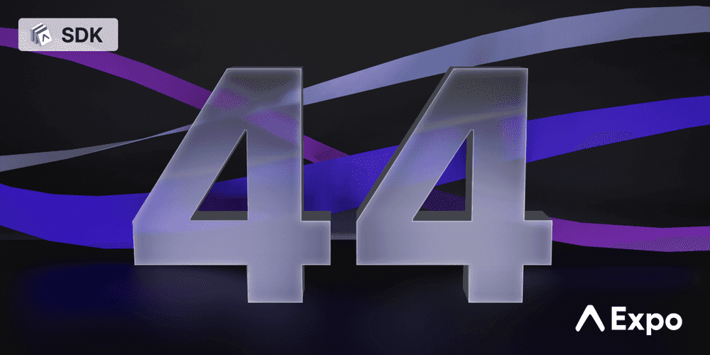 Expo 44 is available ExpoSDK44が公開されました