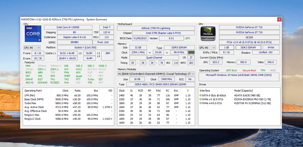 Intel CPU performance Core i9 13900K検証