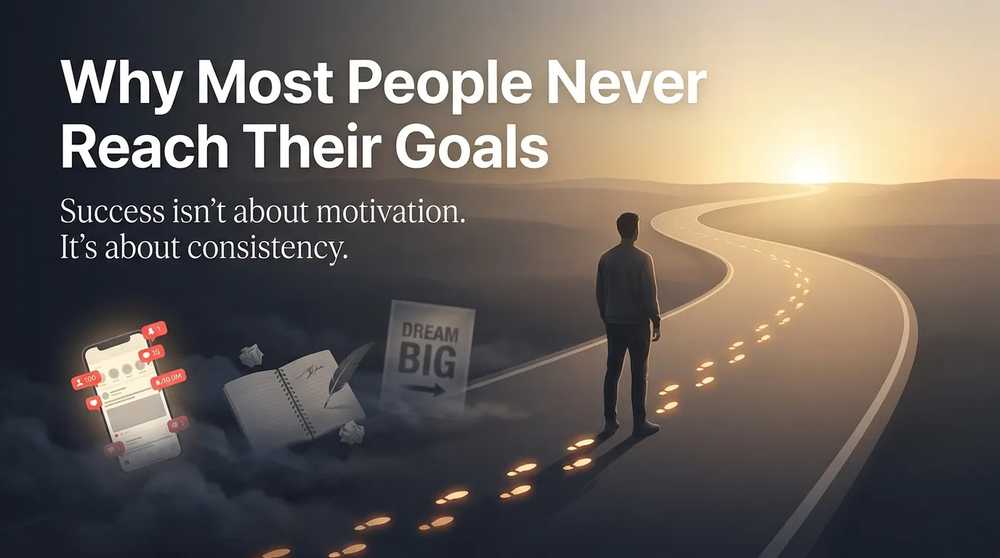 Motivation gets you started. Habits get you there. なぜ多くの人は目標を達成できないのか