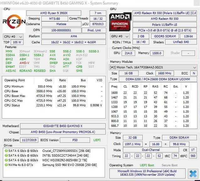 x265 encode part4 (Ryzen9 3950X, 3200MHz and 2133MHz MEM) x265エンコード検証 4